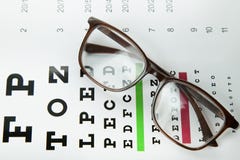 The Diagram of checking eyes glasses Optometry medical background. royalty free stock photo The Diagram of checking eyes glasses Optometry medical background. royalty free stock photo